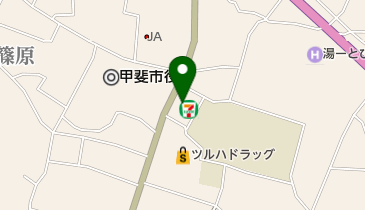 セブンイレブン 山梨竜王店の地図画像