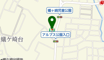 セブンイレブン 松本蟻ヶ崎5丁目店の地図画像