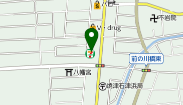 セブンイレブン 焼津石津店の地図画像