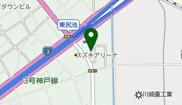 セブンイレブン 神戸梅ヶ香町2丁目店の地図画像