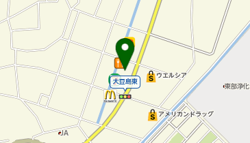 セブンイレブン 長野大豆島東店の地図画像