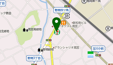セブンイレブン 福岡野間店の地図画像