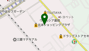 セブン銀行 ヨークマート 北本二ツ家店 共同出張所の地図画像