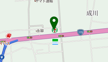 セブンイレブン 福島成川店の地図画像