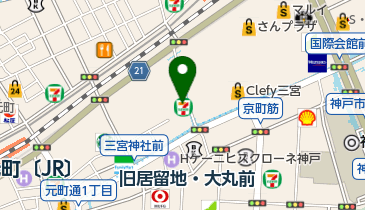 セブンイレブン 神戸いくたロード南店の地図画像