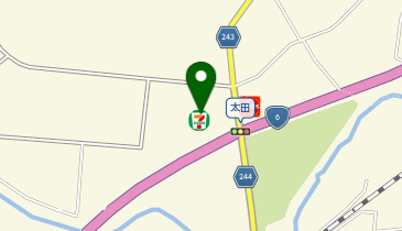 セブンイレブン 福島富岡上郡山店の地図画像