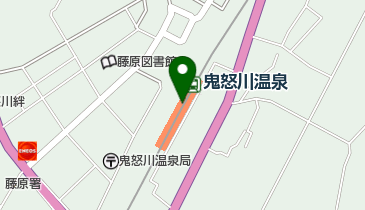 セブン銀行 東武鉄道 鬼怒川線 鬼怒川温泉駅 共同出張所の地図画像