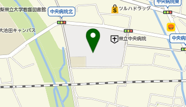 セブンイレブン KOYO山梨県立中央病院店の地図画像