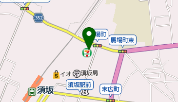 セブンイレブン 須坂馬場町店の地図画像