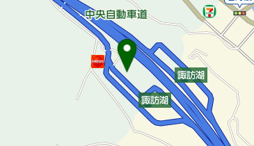 セブン銀行 中央自動車道 諏訪湖サービスエリア 下り 共同出張所の地図画像