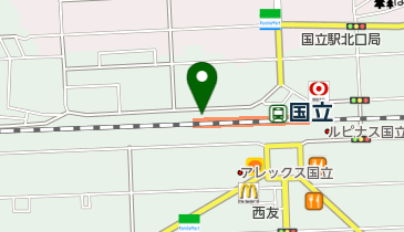 セブン銀行 ザ・ガーデン 自由が丘 国立店 共同出張所の地図画像