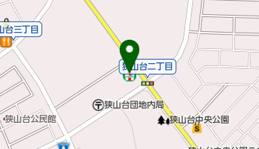 セブンイレブン 狭山台団地店の地図画像