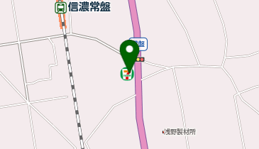 セブンイレブン 信濃常盤駅入口店の地図画像