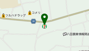 セブンイレブン 南アルプス八田店の地図画像
