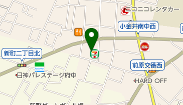 セブンイレブン 小金井東八貫井南店の地図画像