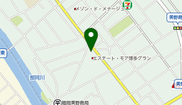 セブンイレブン 博多美野島通り店の地図画像