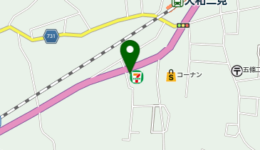 セブンイレブン 五條二見店の地図画像