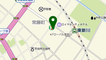 セブンイレブン 宇部東新川店の地図画像