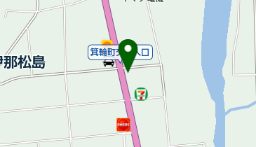 セブンイレブン 箕輪松島店の地図画像