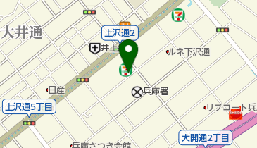 セブンイレブン 神戸下沢通3丁目店の地図画像