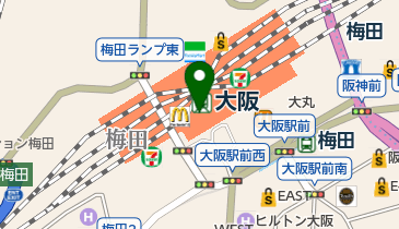 大阪梅田 阪神線 駅 周辺のセブンイレブン Navitime