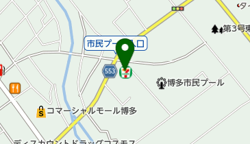 セブンイレブン 博多東那珂1丁目店の地図画像