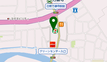 セブンイレブン 日野石田2丁目店の地図画像