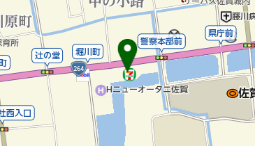 セブンイレブン 佐賀与賀町店の地図画像