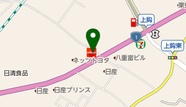 セブンイレブン 栗東上鈎南店の地図画像