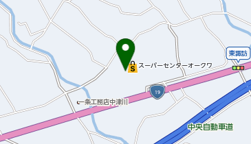 セブン銀行 スーパーセンターオークワ 中津川店 共同出張所の地図画像