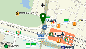 セブン銀行 あべちか 共同出張所の地図画像