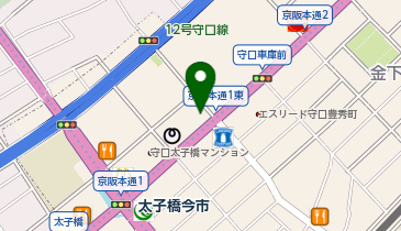 セブンイレブン 守口京阪本通1丁目東店の地図画像