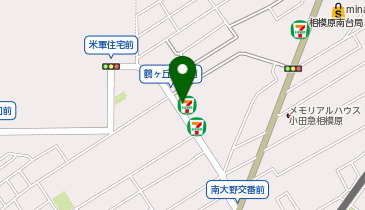 セブンイレブン 相模原鶴ケ丘店の地図画像