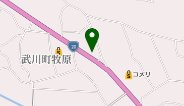 セブンイレブン 北杜武川店の地図画像