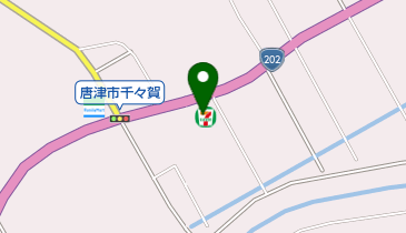 セブンイレブン 唐津千々賀店の地図画像