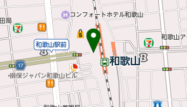 セブンイレブン ハートインJR和歌山駅中央口店の地図画像