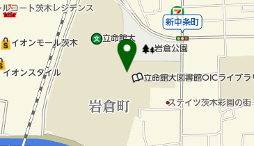 セブンイレブン AIM立命館いばらきキャンパス店の地図画像