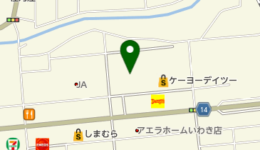 セブン銀行 ヨークベニマル 湯本南店 共同出張所の地図画像