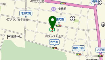 セブンイレブン 金沢大手町店の地図画像