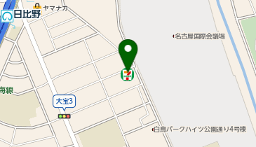 セブンイレブン 名古屋大宝1丁目店の地図画像