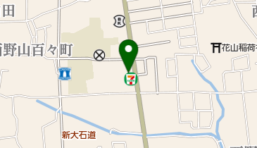 セブンイレブン 京都山科百々町店の地図画像