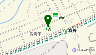 セブンイレブン 袋井愛野東店の地図画像