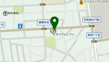 セブンイレブン 熊本健軍本町店の地図画像