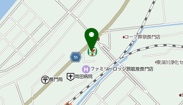 セブンイレブン 長門市駅前店の地図画像