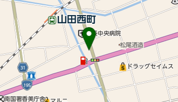 セブンイレブン 土佐山田町西本町店の地図画像