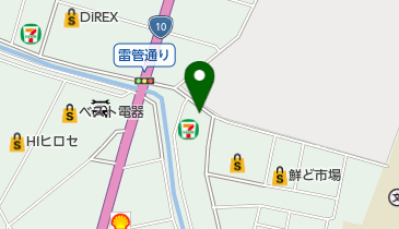 セブンイレブン 延岡緑ヶ丘1丁目店の地図画像