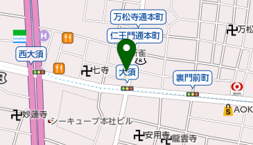 セブンイレブン 名古屋大須2丁目南店の地図画像