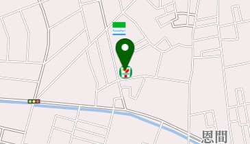 セブンイレブン 越谷恩間中道店の地図画像