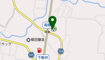 セブンイレブン 榛東新井店の地図画像