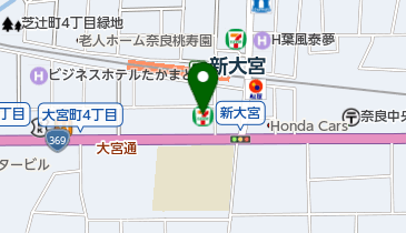 セブンイレブン 奈良大宮町6丁目店の地図画像